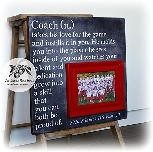 End of the Season Coach Gift, Personalized Gift for Coach, Coach Frame 16x16 The Sugared Plums Frames