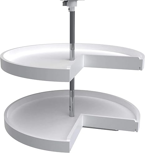Amazon Com 28in Pie Cut Polymer Lazy Susan Set White Rev A Shelf Lazy Susan