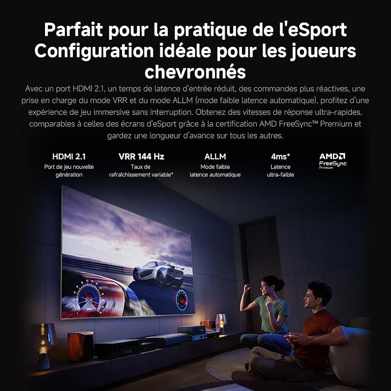 TV Max 100 2025, Google TV, 100 inch, QLED, 144Hz, Smart TV, Dolby Vision