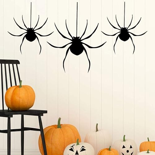Amazon Com Three Spiders Halloween Decoration Halloween Wall