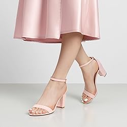 DREAM PAIRS Women's Chunk Low Heel Pump