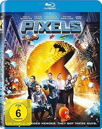 Pixels Blu Ray Amazon De Adam Sandler Kevin James Peter Dinklage Sean Bean Chris Columbus Adam Sandler Kevin James Dvd Blu Ray