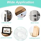 Shintop 100pcs Soft Close Dampers Cupboard Door Bumpers 3/8 in Diameter view 4
