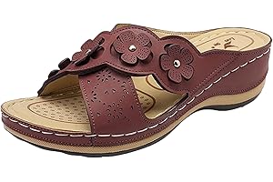 ZHOUXINGB Womens Sandals Size, Slip On Shoes Women Dressy Elegant Sandals Summer Flip Flop Clear Shoes Leather Slippers Steel Toe Boots Flip Flops for Women With Arch Support