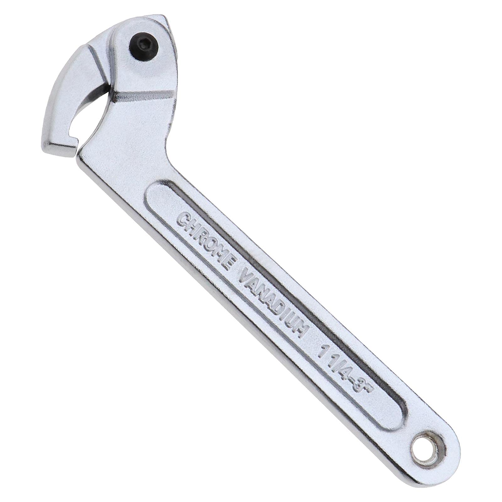 OTOTEC VDTAZ012 C Spanner Tool Adjustable Hook Wrench 32-76MM 1.1/4-3 inch Chrome Vanadium