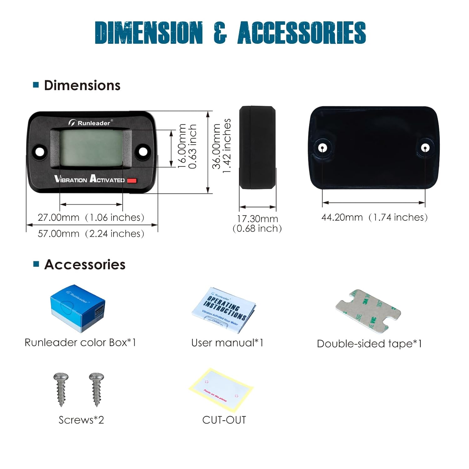 Dimensions and Accessories