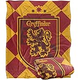 Harry Potter Gryffindor Plaid Sigil Officially Licensed Silky Touch Super Soft Throw Blanket 50" x 60"