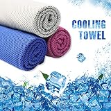 AZGIANT Cooling Towel, Instant Cooling Towels for Athletes, 40"x16" Cool Clothes for Women Chilling Neck Wrap for Camping, Hiking, Gym Workout, Fitness, Yoga, Golf