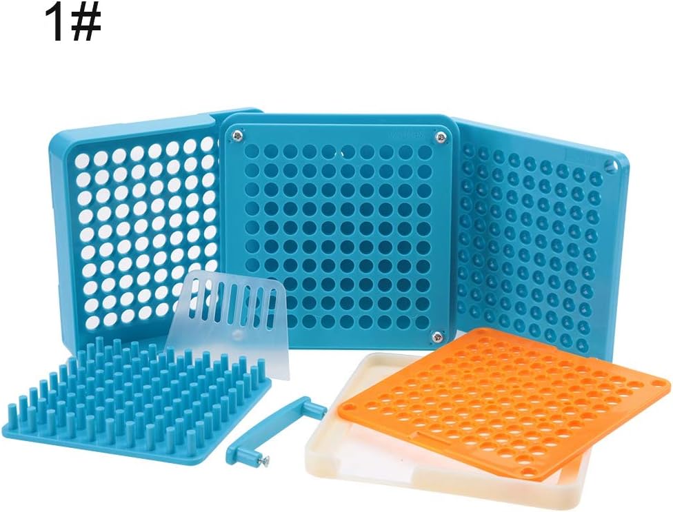 100 Holes Empty Capsule Holder Tray Filling Machine Tool for Powder