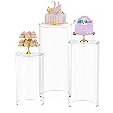 Asee'm Cylinder Pedestal Stands 3PCS Display Round