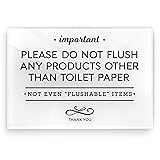 Reilly Originals 3.5x5 Inch Do Not Flush Rules