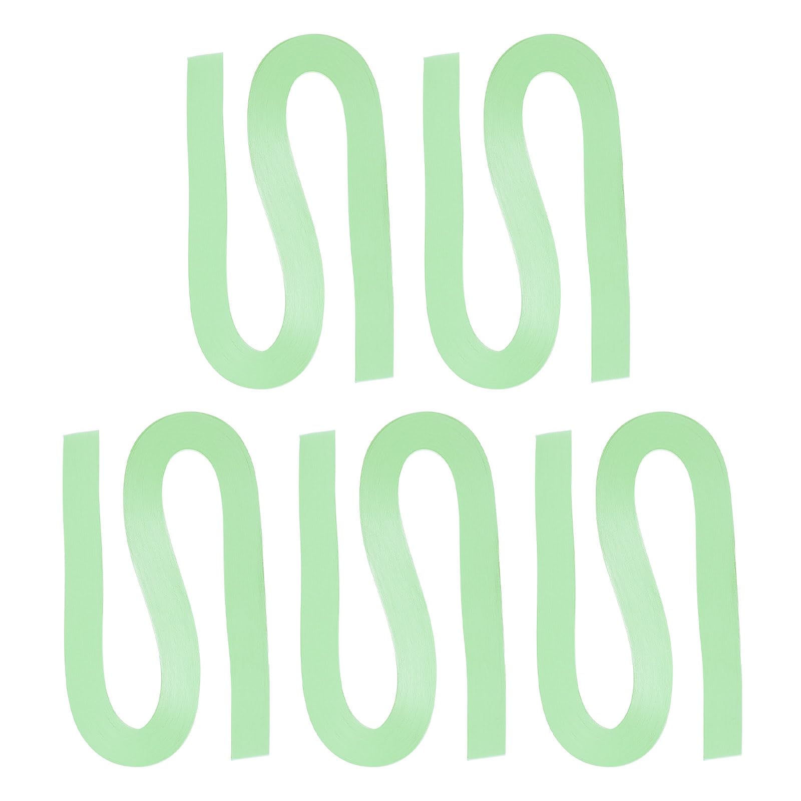 PATIKIL 600pcs Quilling Strips Paper 3mm(1/8") 54cm Origami Paper Quilling Strip for Art DIY Hand Craft Christmas, Mint Green