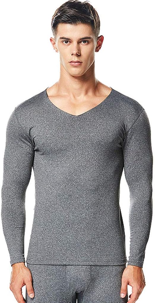 Amazon Semida ヒートテック メンズ あったかインナー 保温インナー 暖かい 防寒肌着 長袖シャツ ロングタイツ 冬用起毛 防寒 上下セット 吸湿発熱 保温 S125 インナーシャツ 通販