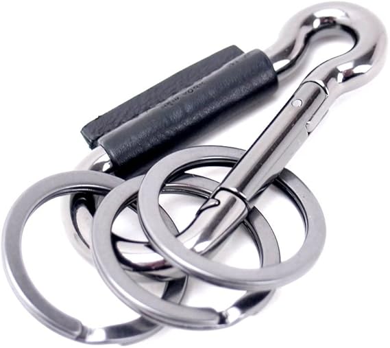 Amazon Co Jp コーチ Coach キーリング メンズ キーホルダー カラビナ レディース blk アウトレット品 並行輸入品 服 ファッション小物