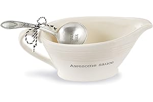 Mud Pie Circa Gravy Boat Sets (Awesome Sauce Set)
