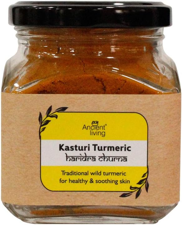 Ancient Living Organic Kasthuri Turmeric - Set of 2-100 Grams Each