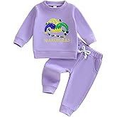 Ursobutegl Toddler Baby Girl Carnival Outfit Letter Circus Hat Embroidery Sweatshirt Pullover Top Pants Set Sweatsuit Clothes