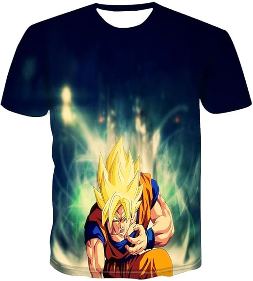 Amazon Co Jp ドラゴンボール メンズ Tシャツ 半袖 創意デザイン おもしろ 3dプリント Dragon Ball コスプレ衣装 コスチューム Tシャツ V系 カジュアル 男女兼用 トップス メンズ Tシャツ カットソー Tx047 L 服 ファッション小物