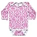The Laughing Giraffe Blank Cotton Long Sleeve Baby Girl Bodysuit Onesie