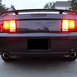Terisass Car Tail LED Light 3 Step Sequential