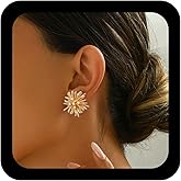 Shiruier Firework Stud Earrings for Women Unique Crystal Starburst Earrings Irregular Fireworks Star Dangle Drop Earring Statement Rhinestone Fireworks Earring Wedding Bridal Prom Ear Jewelry Gift