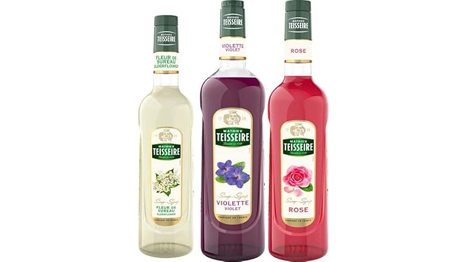 Assortiment Floral Sirop De Fleur De Sureau De Violette