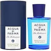 Acqua Di Parma Blue Mediterraneo Bergamotto Di Calabria Eau de Toilette Spray, 5 Ounce, Calabrian citrus fruits, 5 oz