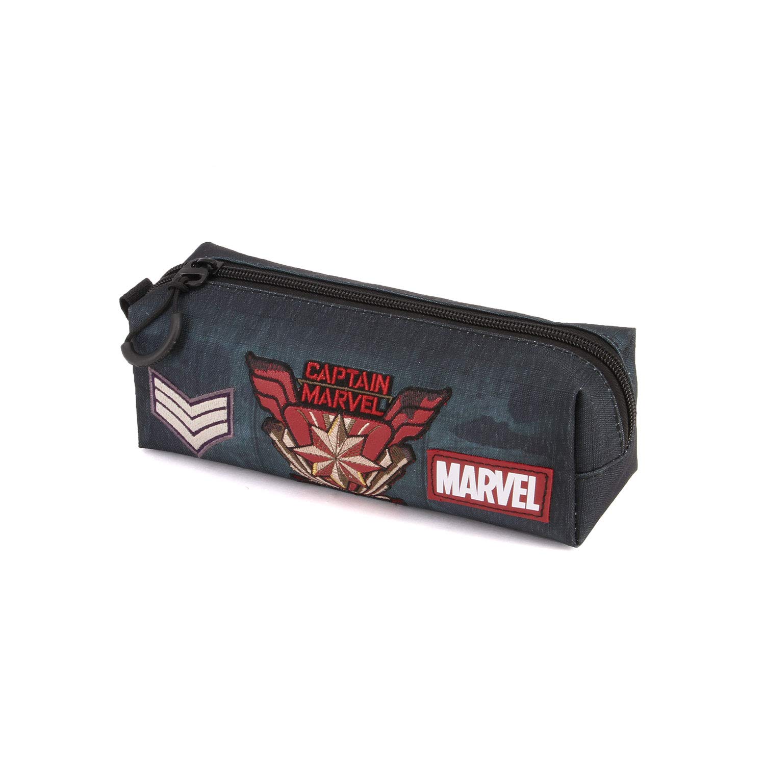 Marvel Captain Marvel Force-Square HS Pencil Case, Military Green, 21 x 7 cm