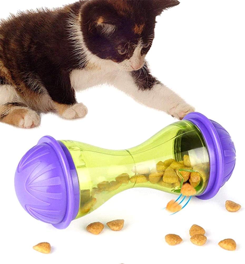 Cat Toys Interactive Treat Dispenser Pet Slow Feeder Toy Cat