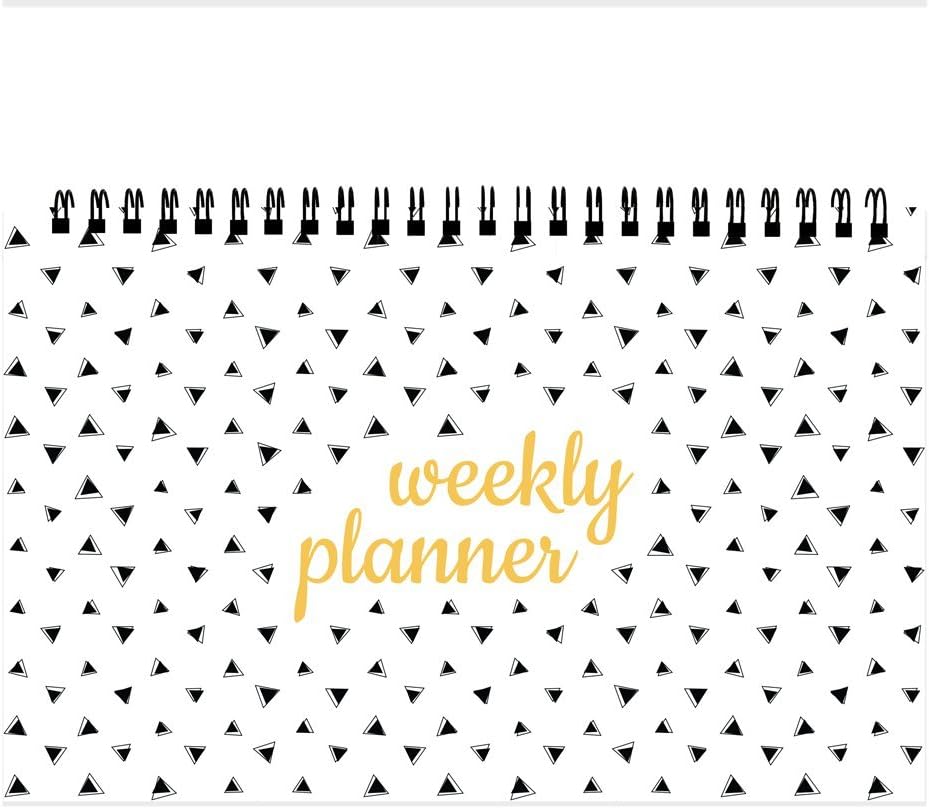 Chambers of Ink PS1 Desk Planner (9.3 * 5.5 inches) Size, Undated 52 Tear Off Sheets, Orange