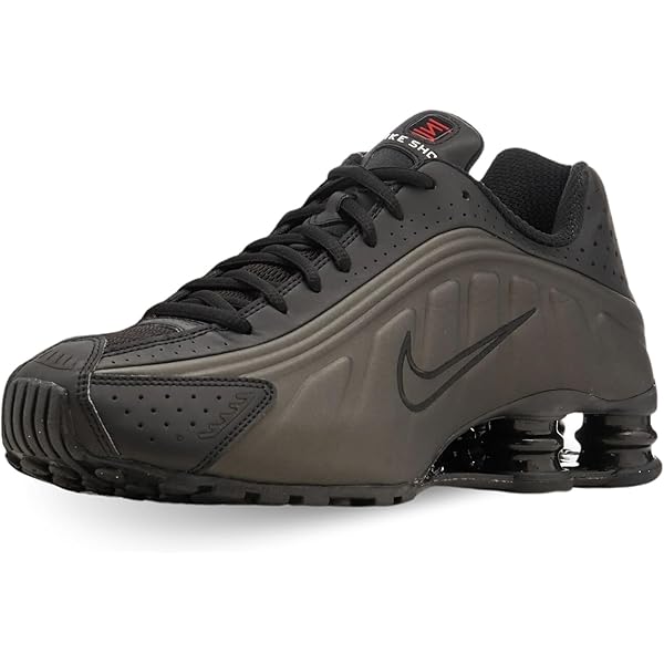 Amazon.com | Nike Women's Shox R4 Sneaker, Multicolour Black Black