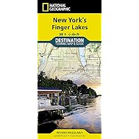 New York's Finger Lakes Map (National Geographic Destination Map)