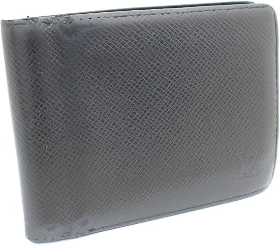 Amazon ルイ ヴィトン Louis Vuitton ポルト ビエ 3ヴォレ タイガ M 二つ折り財布 ブラック メンズ タイガ 中古 メンズバッグ 財布