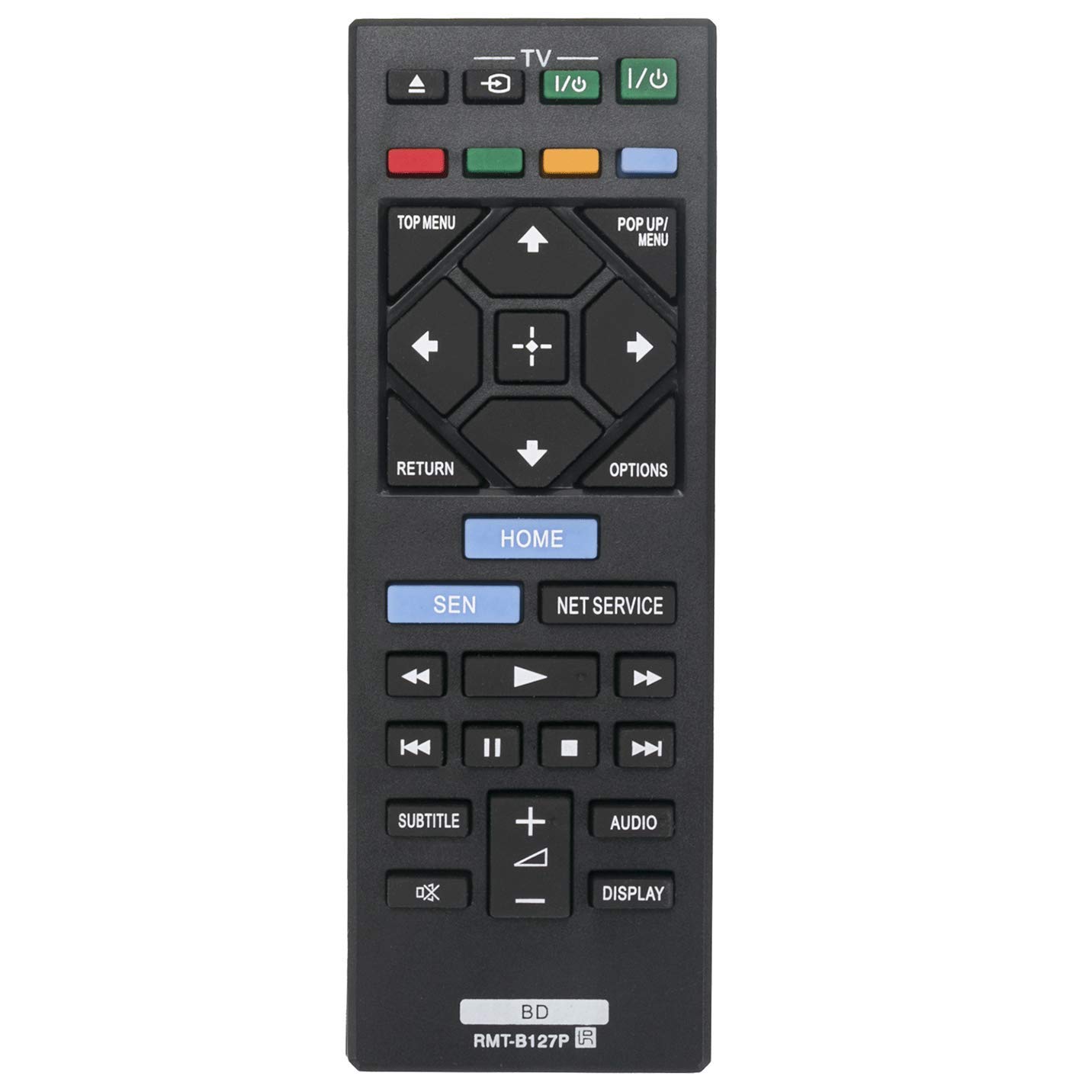 VINABTY RMT-B127P Replacement Remote Control for Sony Blu-Ray Player BDP-S1200 BDP-S3200 BDP-S4200 BDP-S5200 BDP-S6200 Bdp-bx120 Bdp-bx320 Bdp-bx520