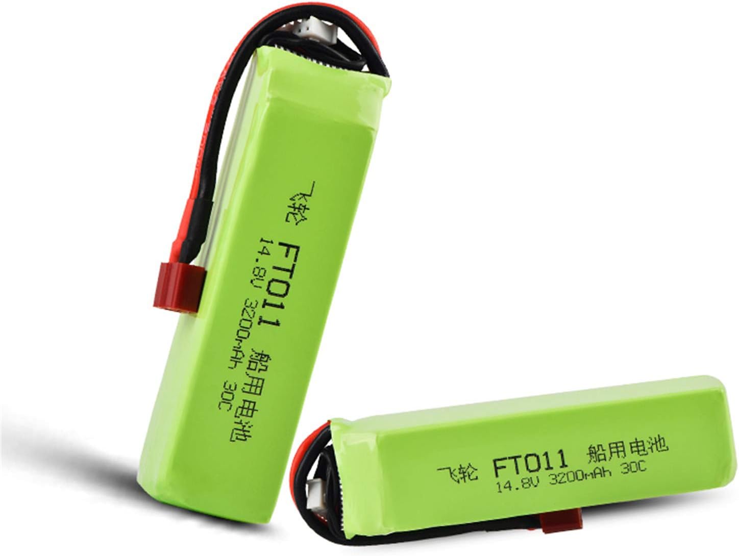 WYGUO 4S 30C Lipo Battery Replacement for Feilun FT010 Ft011 RC Boat RC Truck Helicopter Boat Remote Control(14.8V 3200mAh) - Image 5