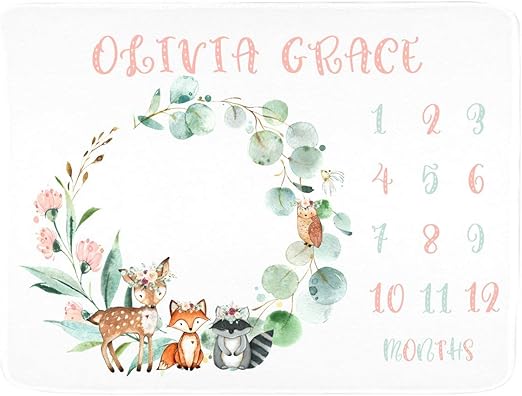 raccoon baby blanket