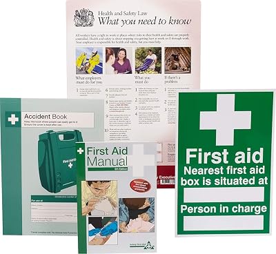 Safety First Aid Group HSE Supersize Compliance Kit A4 Accident Book Health