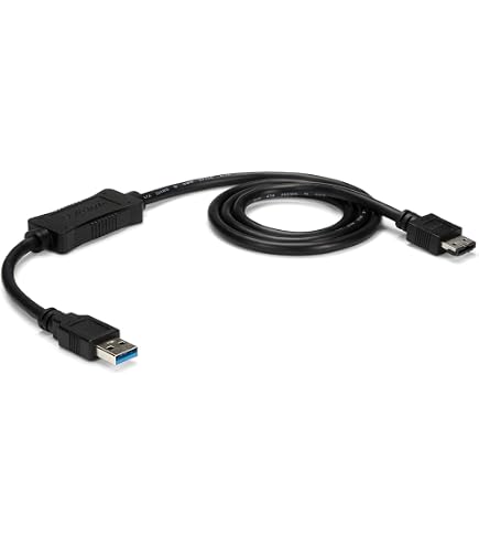 Amazon.com: LIONX Adaptador USB 3.0 a eSATA Convertidor USB a HDD