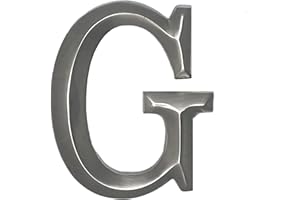 MICHAEL HEALY Monogram Letter G Door Knocker - Nickel