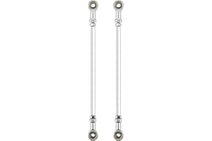 PRO BAT 2pcs 238mm/9.37'' Universal 11.65" x 5/16 8mm Tie Rod End Steering Kit Go Kart Off Road Dirt Bike ATV