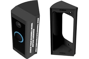Mars Outpost Video Doorbell Corner Mount for Doorbell Wired Corner Mounting Bracket 45 Degree Camera Mount Holder Wedge Kit for Apartment (Corner Mount)