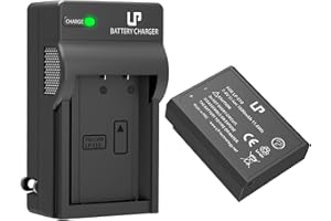 LP LP-E10 Battery Charger Pack, 1-Pack Battery & Charger, Compatible with Canon EOS Rebel T3, T5, T6, T7, T100, 1100D, 1200D,