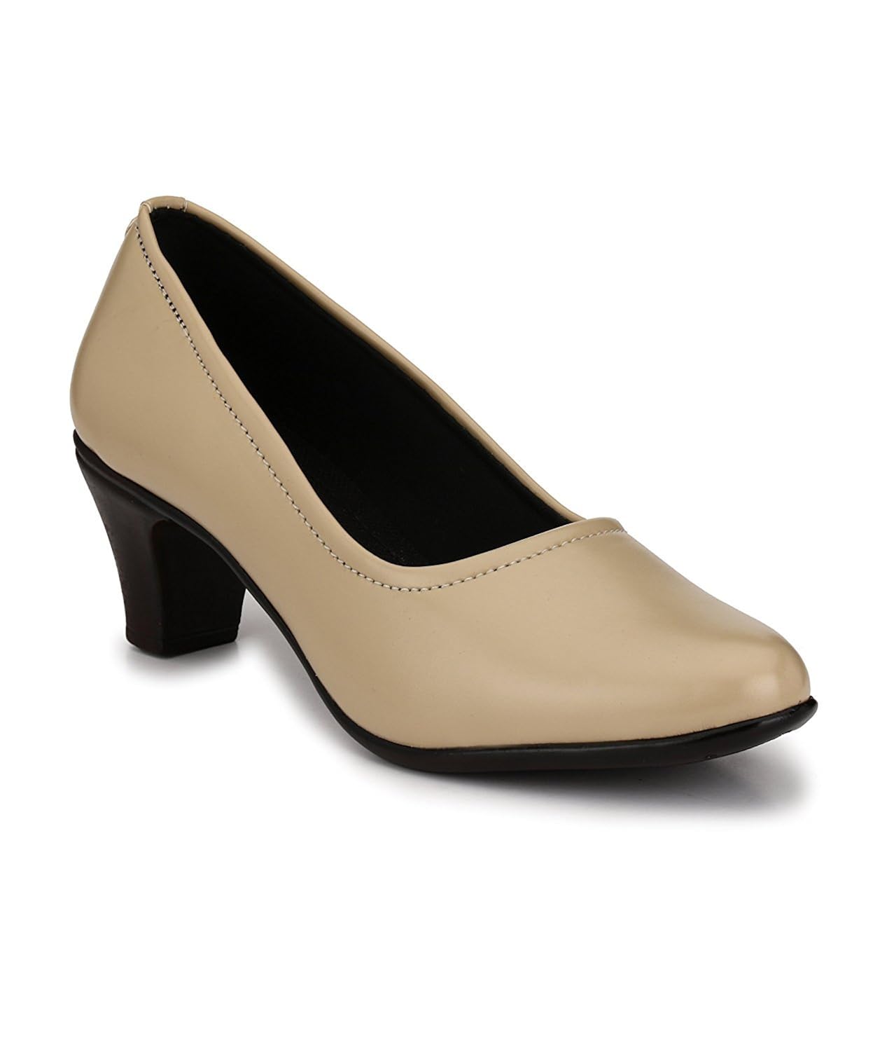 rimezs women's synthetic leather block heel sandal