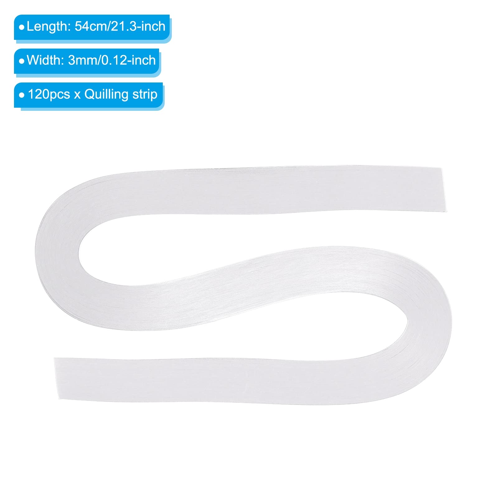 PATIKIL Quilling Strips Paper 120pcs 1/8