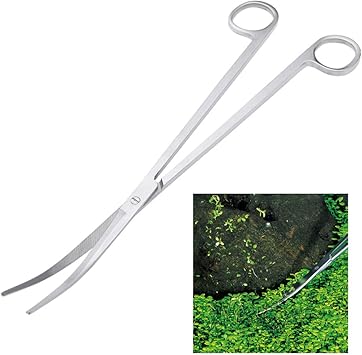 Amazon Ueetek 水草トリミング 水草 ハサミ カーブ 25ｃｍ ステンレス 水生植物 トング 水槽 アクアリウム 水族館アクセサリー Ueetek 水交換用具 通販