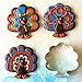 Front Facing Turkey Cookie Cutter, 3.75