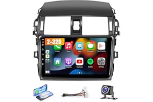 Car Stereo Radio for Toyota Corolla 2009 2010 2011 2012 2013 with Android Auto Wireless Carplay, 9 Inch Touch Screen for Toyo
