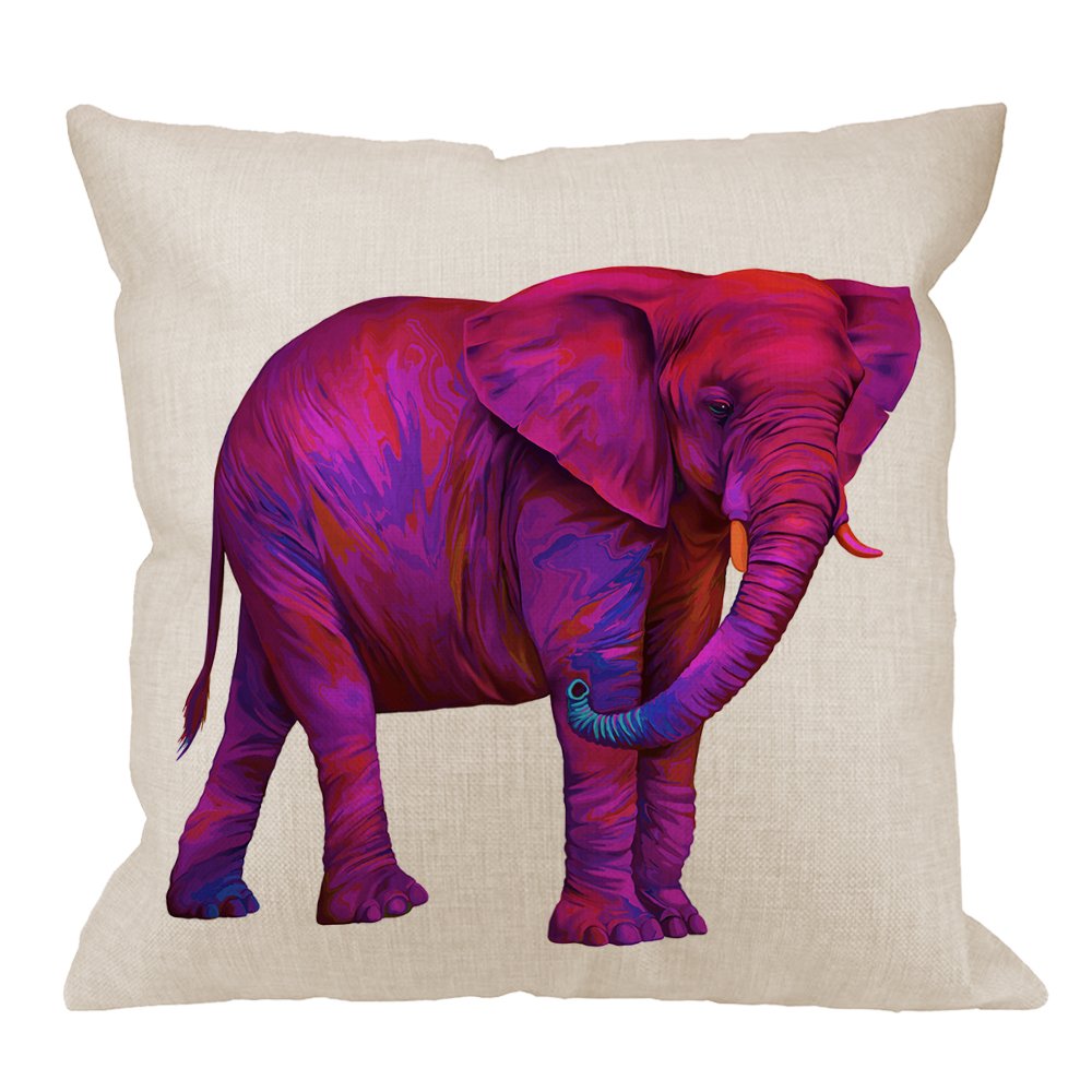 Best Purple Elephant Throw Pillow Bedding