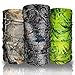 SPPRANDOM Eytan Men's Workout Headband - Sports Neck Gaiter Scarf Wrap Face Mask for Riding, Hiking - Seamless Tube Bandana (Camo Leaves)