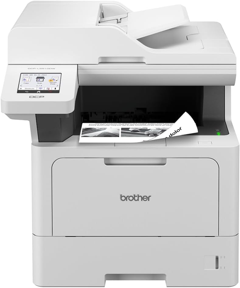 Brother DCP-L5510DW 3-in-1 Mono Laser Printer Wireless USB UK Plug